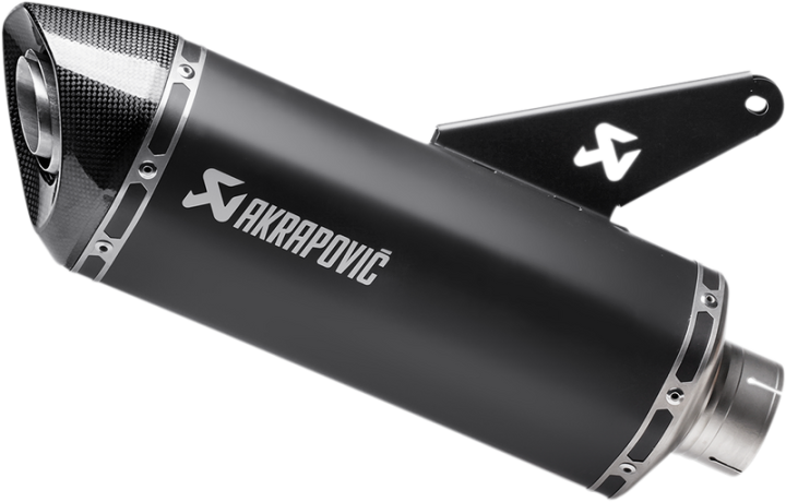AKRAPOVIC Slip-On Line Muffler - Titanium - Black Monster 821/1200 2014-2016 S-D8SO2-HRBL 1811-2903