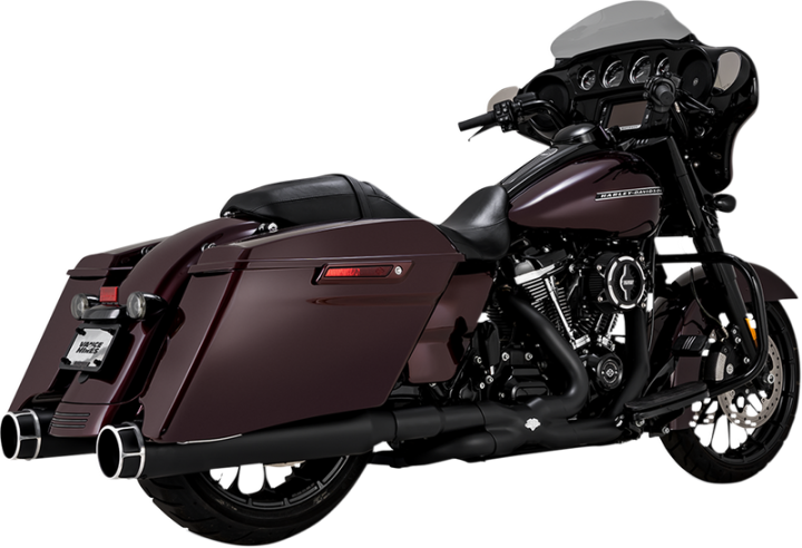 VANCE & HINES 4.5" Torquer Mufflers for FL - Machine Cut 46676