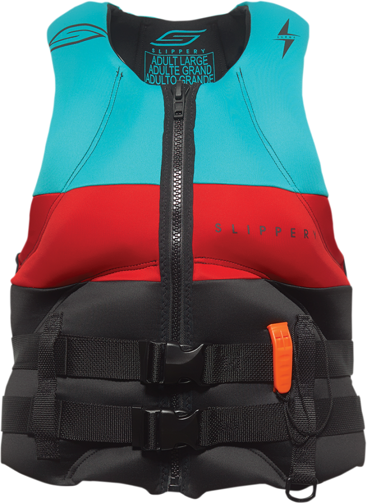 SLIPPERY Surge Neo Vest - Black/Aqua - 3XL 142414-50507021