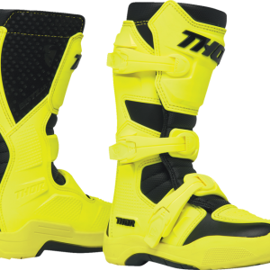 THOR Youth Blitz XR Boots - Acid/Black - Size 5 3411-0763