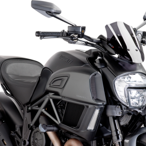 PUIG HI-TECH PARTS New Generation Windscreen - Dark Smoke - Diavel 7592F