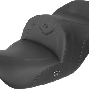 SADDLEMEN Seat - RoadSofa - without Backrest - Black w/ Black Stitching - Heated - GL1800 '01-'10 H01-07-187HCT