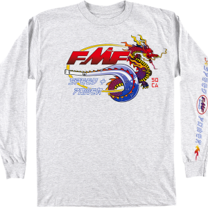 FMF Fire Starter Long-Sleeve T-Shirt - Heather Gray - Medium FA21119901HGMD 3030-21333