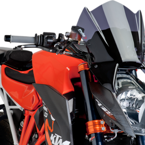 PUIG HI-TECH PARTS New Generation Windscreen - Dark Smoke - KTM 1290 7014F