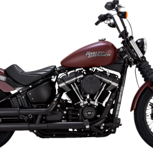 VANCE & HINES 3" Twin Slash Slip-On Mufflers - Black 46376