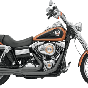 BASSANI XHAUST Road Rage Exhaust - Black - Long - '06-'17 FXD 13121J