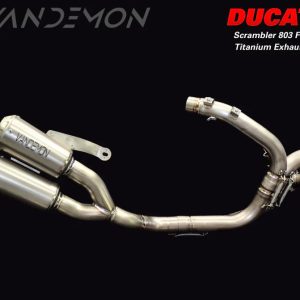 Vandemon Ducati Scrambler & Cafe Racer 803cc 2015-20 Titanium Exhaust DUC803SCRTIEXHA VA-38