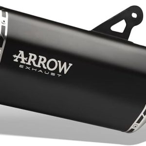 72502SKN Arrow Suzuki V-Strom 1000 /1050 2017-2025 Homologated Titanium Dark Sonora Silencer With Carb. Endcap 72502skn
