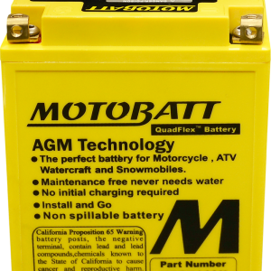 Motobatt Battery Mbtx14au Sealed Factory Activated 491-1002