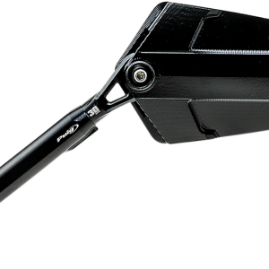 PUIG HI-TECH PARTS Mirror - Explorer - Side View - Left - Diamond - Black 014NN