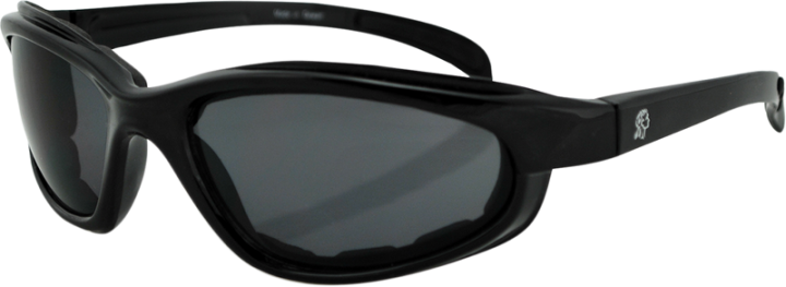 ZAN HEADGEAR Arizona Sunglasses - Shiny Black - Smoke EZAZ001