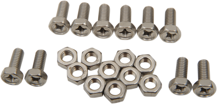 YUASA Battery Bolt/Nut Set - 6X14SS PACK5BNBSS14M
