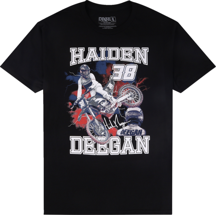 Deegan Apparel Youth 38 T-Shirt - Black - XS DBTSS3008BLKXS