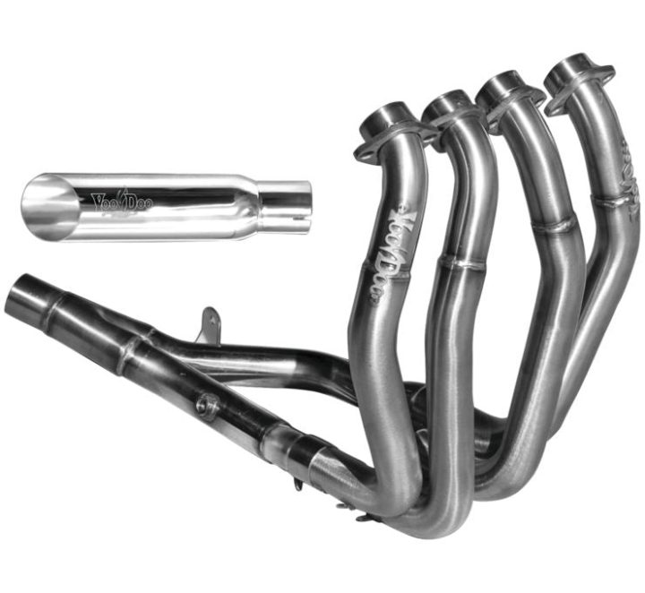 Voodoo Shorty Full Exhaust system Polished Hayabusa 22-23 G3 VEFSBUSAM2P