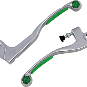 MOOSE RACING Lever Set - Competition - Green 1SGWE49