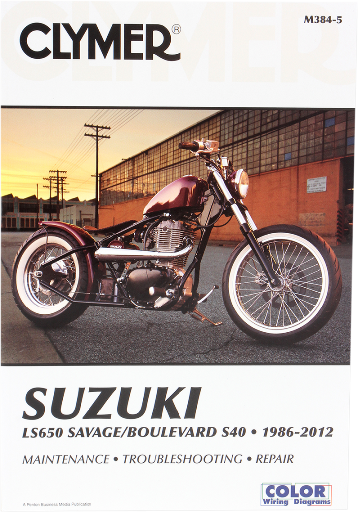 CLYMER Manual - Suzuki LS650 '86-'12 CM3845