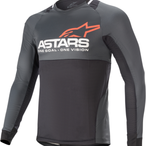 ALPINESTARS Drop 8.0 Long-Sleeve Jersey - Black/Coral - Medium 1766921-1793-MD