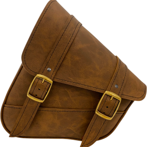 WILLIE & MAX LUGGAGE Softail Swing Arm Bag - Brown 59777-08