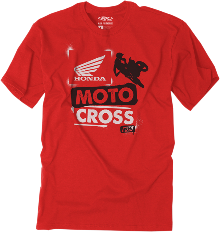 FACTORY EFFEX Youth Honda Paint T-Shirt - Red- Medium 21-83332