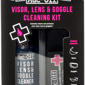 MUC-OFF Visor, Lens, & Goggle Cleaning Kit 202