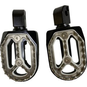 DRAG SPECIALTIES Qualifier Foot Pegs - Black - Passenger Pan America 1250 P17-0/6602BWMP 1620-2483