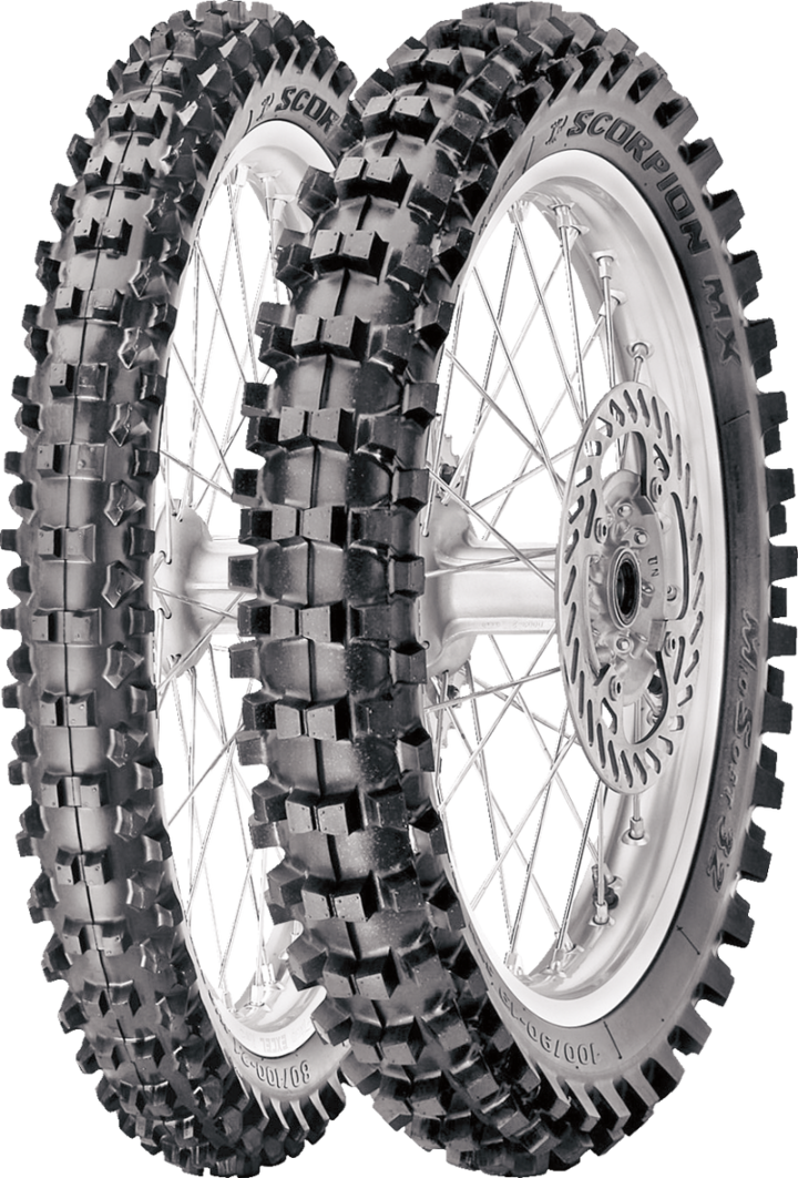 PIRELLI Tire - Scorpion MX32 Mid Soft - Rear - 90/100-16 - 51M 4238300