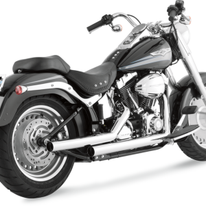 VANCE & HINES Straightshots Exhaust System - Chrome - Softail 17818