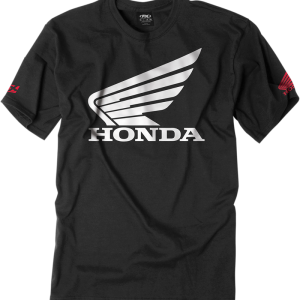 FACTORY EFFEX Honda Big Wing T-Shirt - Black - Large 15-88312