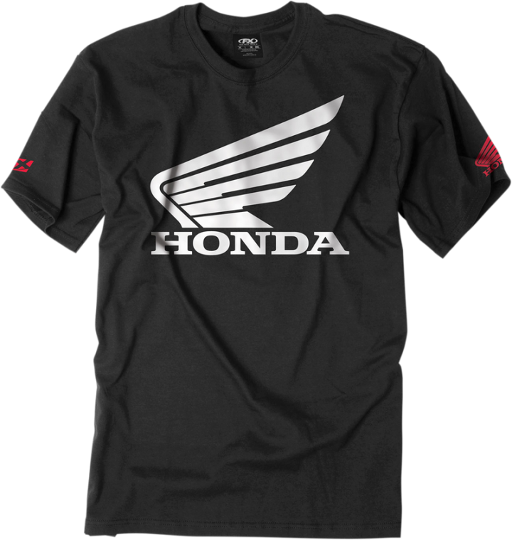 FACTORY EFFEX Honda Big Wing T-Shirt - Black - Large 15-88312