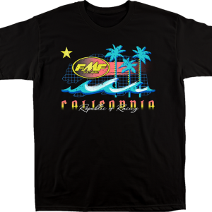 FMF Wavy T-Shirt - Black - Medium SU22118908BKMD 3030-22240
