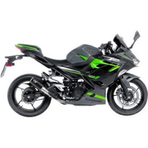 LEOVINCE LV Corsa S Black Edition Slip-On Muffler - Kawasaki Ninja 400/500 1811-4839 15400SBU