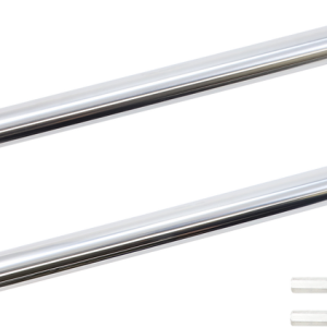 CUSTOM CYCLE ENGINEERING Hard Chrome Inverted Fork Tubes - 43 mm - +4" Length 710111