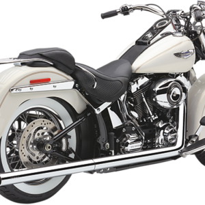 COBRA True Dual Exhaust - Billet Tip - '86-'06 Softail 6984