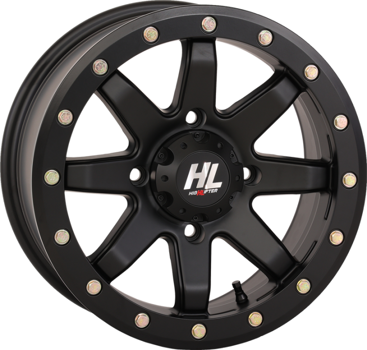 HIGH LIFTER Wheel - HL9 Beadlock - Front/Rear - Matte Black - 15x7 - 4/137 - 5+2 (+30 mm) 15HL09-1437