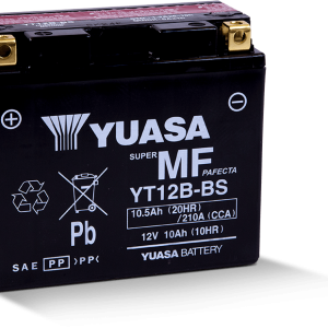 Yuasa YT12B-BS Maintenance Free 12 Volt AGM Battery (Bottle Supplied) YUAM6212B