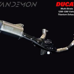 Vandemon Ducati Multistrada 1200-1260 Titanium Exhaust System with OEM Exhaust Valve Function DUC126MTSTIEXVA VA-114