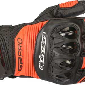 ALPINESTARS GP Pro RS3 Gloves - Black/Fluo Red - Small 3556922-1030-S