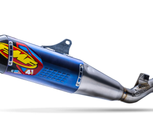 FMF Racing Anodized Titanium Factory 4.1 RCT Muffler w/Carbon Cap 044455