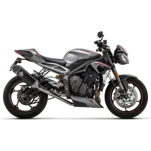ARROW Triumph Street Triple 765 '20-'22 Veloce Racing Exhaust, Dark 71002VAN