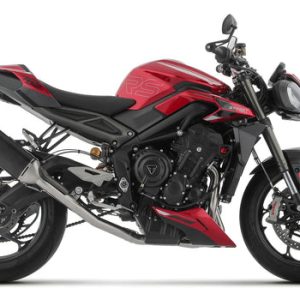 ARROW Triumph Street Triple 765 Moto2 Edition / Triumph Street Triple RS ABS 2023-2024 Full System Racing With Veloce Aluminium Dark Slip Ons 71005VAN