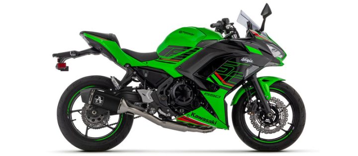 ARROW Kawasaki Ninja 650/Z650 2024+ Veloce Racing Full Exhaust, Aluminum Dark 71006VAN