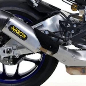71829PK Arrow Yamaha Yzf R1 15-25 Homologated Titanium Indy Race Silencer With Carbon End Cap For Original Collectors