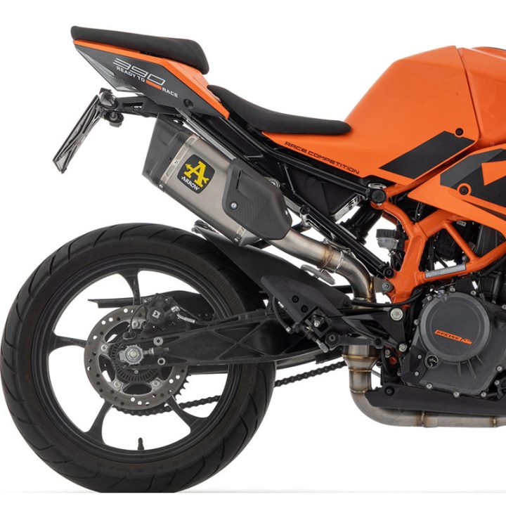 ARROW KTM RC 390 '22- Competition Pista Full Exhaust, Titanium/Carbon 71229PTZ