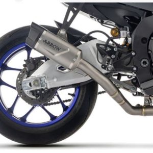 71247HK Arrow Yamaha Yzf R1 2025 Half system racing - Indy Race EVO titanium silencer + titanium link pipe ø60mm.