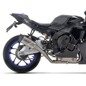 ARROW Yamaha YZF R1 / Yamaha YZF R1 World GP 60th Anniversary Edition 2017-2026 Half System Racing - Indy Race EVO Titanium Slip On + Titanium Link Pipe Ø60mm. 71247HK