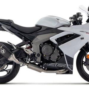 ARROW Triumph Daytona 660 2025 Homologated Full System With Veloce Aluminium Dark Slip On 71507VAN