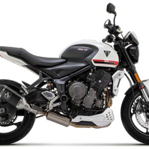 ARROW Triumph Trident 660 / Triumph Trident 660 Triple Tribute Edition 2021-2026 Homologated Full System With Veloce Aluminium Dark Slip On 71508VAN