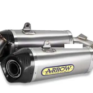 Arrow Ducati Panigale 899 14-15 /1199/199s-R Homologa Ted Titanium Rh+Lh Works Silencers With Carbon End Cap For Original Collectors 71836pk