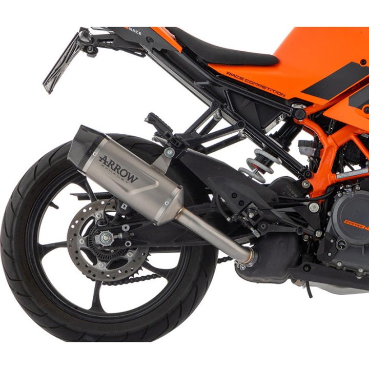 ARROW KTM RC 390 (2022-) Indy Race Evo Slip-on Exhaust, Titanium 71957PK