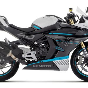 ARROW CF-Moto 450NK / CF-Moto 450SR 2023-2025 Indy Race EVO Aluminium Dark Slip On With Carbon End Cap 71959AKN